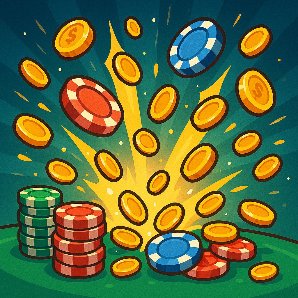 Game categories in the 188 coins lobby including slots and live casino
